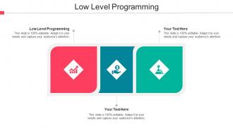 Low Level Programming Ppt Powerpoint Presentation Icon Example Introduction Cpb