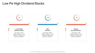 Low Pe High Dividend Stocks In Powerpoint And Google Slides Cpb
