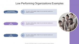 Low Performing Organizations Examples In Powerpoint And Google Slides Cpb