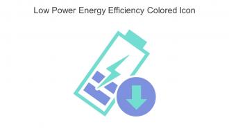 Low Power Energy Efficiency Colored Icon In Powerpoint Pptx Png And Editable Eps Format