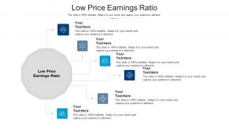 Low price earnings ratio ppt powerpoint presentation professional ideas cpb