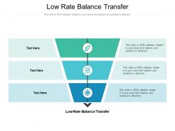 Low rate balance transfer ppt powerpoint presentation icon graphic images cpb