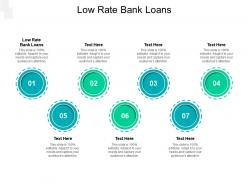 Low rate bank loans ppt powerpoint presentation visual aids gallery cpb