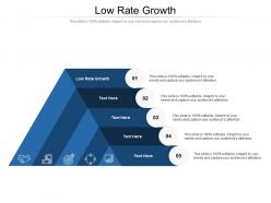 Low rate growth ppt powerpoint presentation pictures good cpb