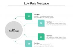 Low rate mortgage ppt powerpoint presentation gallery display cpb