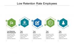 Low retention rate employees ppt powerpoint presentation inspiration design ideas cpb