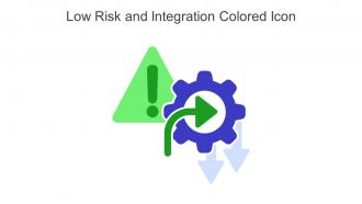 Low Risk And Integration Colored Icon In Powerpoint Pptx Png And Editable Eps Format