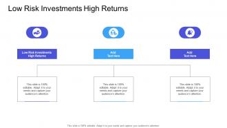Low Risk Investments High Returns In Powerpoint And Google Slides Cpb