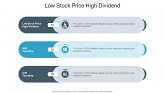 Low Stock Price High Dividend In Powerpoint And Google Slides Cpb