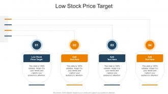 Low Stock Price Target In Powerpoint And Google Slides Cpb