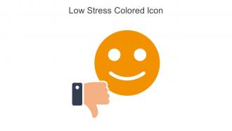 Low Stress Colored Icon In Powerpoint Pptx Png And Editable Eps Format