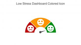 Low Stress Dashboard Colored Icon In Powerpoint Pptx Png And Editable Eps Format