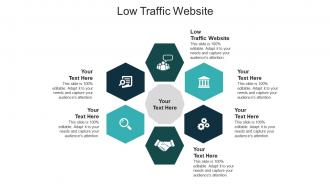 Low traffic website ppt powerpoint presentation icon slide download cpb