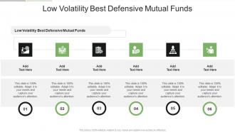 Low Volatility Best Defensive Mutual Funds In Powerpoint And Google Slides Cpb