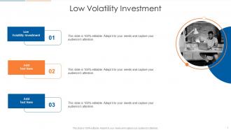 Low Volatility Investment In Powerpoint And Google Slides Cpb