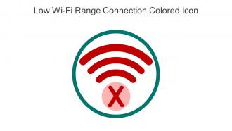 Low Wi Fi Range Connection Colored Icon In Powerpoint Pptx Png And Editable Eps Format
