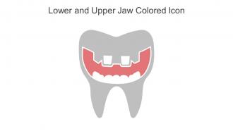 Lower And Upper Jaw Colored Icon In Powerpoint Pptx Png And Editable Eps Format
