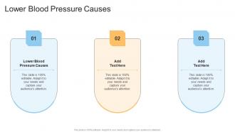 Lower Blood Pressure Causes In Powerpoint And Google Slides Cpb