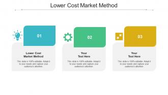 Lower cost market method ppt powerpoint presentation portfolio inspiration cpb