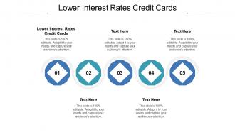 Lower interest rates credit cards ppt powerpoint presentation portfolio clipart cpb