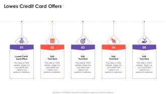 Lowes Credit Card Offers In Powerpoint And Google Slides Cpb