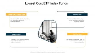 Lowest Cost ETF Index Funds In Powerpoint And Google Slides Cpb