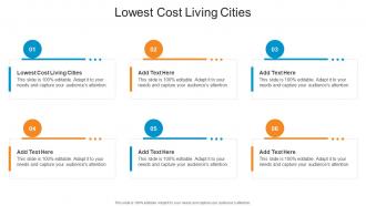 Lowest Cost Living Cities In Powerpoint And Google Slides Cpb