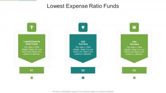Lowest Expense Ratio Funds In Powerpoint And Google Slides Cpb