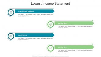 Lowest Income Statement In Powerpoint And Google Slides Cpb
