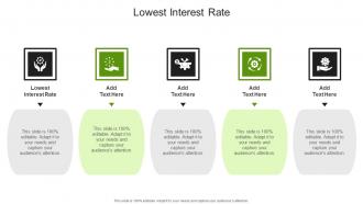 Lowest Interest Rate In Powerpoint And Google Slides Cpb