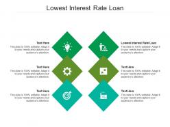 Lowest interest rate loan ppt powerpoint presentation styles show cpb