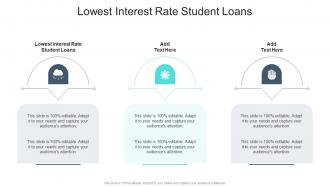 Lowest Interest Rate Student Loans In Powerpoint And Google Slides Cpb