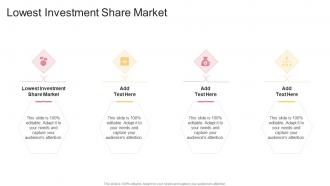 Lowest Investment Share Market In Powerpoint And Google Slides Cpb