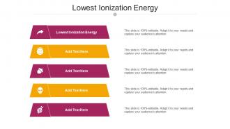 Lowest Ionization Energy Ppt Powerpoint Presentation Show Graphics Example Cpb