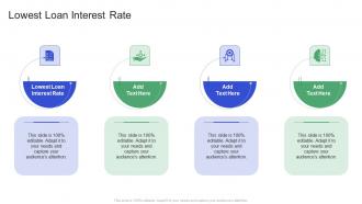 Lowest Loan Interest Rate In Powerpoint And Google Slides Cpb