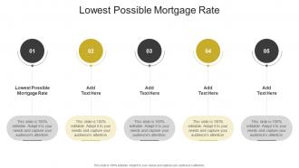 Lowest Possible Mortgage Rate In Powerpoint And Google Slides Cpb