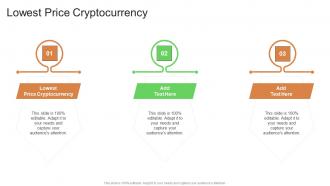 Lowest Price Cryptocurrency In Powerpoint And Google Slides Cpb