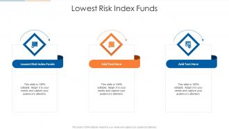 Lowest Risk Index Funds In Powerpoint And Google Slides Cpb