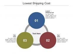 Lowest shipping cost ppt powerpoint presentation gallery graphics download cpb