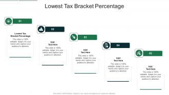Lowest Tax Bracket Percentage In Powerpoint And Google Slides Cpb