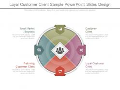 Loyal customer client sample powerpoint slides design