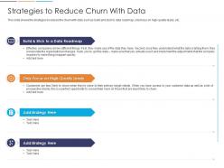 Loyalty analysis strategies to reduce churn with data ppt powerpoint presentation idea object