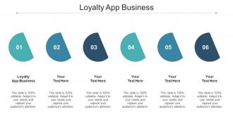 Loyalty App Business Ppt Powerpoint Presentation Infographic Template Portrait Cpb