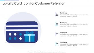 Loyalty Card Icon For Customer Retention