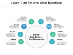 Loyalty card schemes small businesses ppt powerpoint presentation gallery layouts cpb