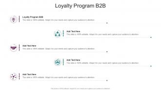 Loyalty Program B2b In Powerpoint And Google Slides Cpb
