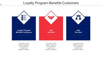 Loyalty Program Benefits Customers Ppt Powerpoint Presentation Show Portfolio Cpb