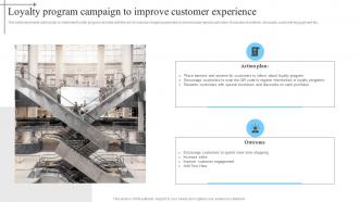 Loyalty Program Campaign To Improve Customer In Mall Advertisement Strategies To Enhance MKT SS V