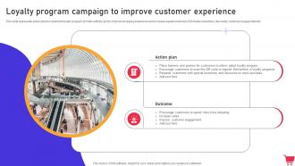 Loyalty Program Campaign To Improve Customer In Mall Promotion Campaign To Foster MKT SS V