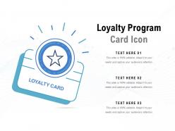 Loyalty Program Card Icon